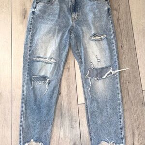 Altar’d State Women’s Distressed Blue Jeans